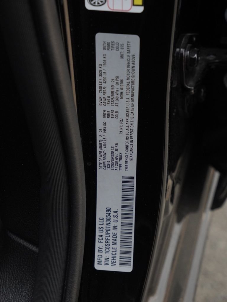 New 2026 Diamond Black Crystal Pearl-Coat Exterior Paint RAM RHO image 30