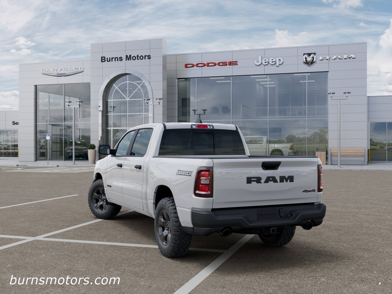 New 2026 Bright White Clear-Coat Exterior Paint RAM Warlock image 3