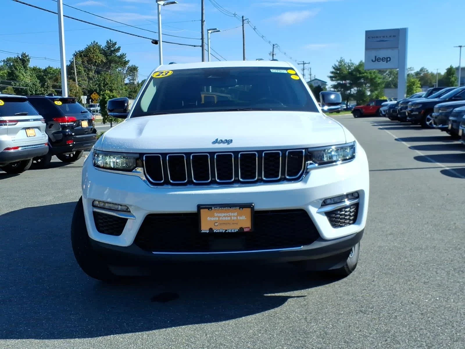 Certified Used 2023 Bright White Clearcoat Jeep Limited image 3