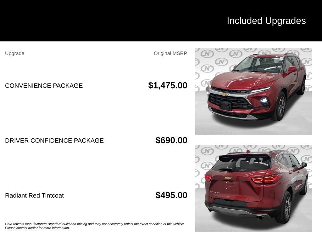 Used 2023 RADIANT RED TINTCOAT Chevrolet LT image 3