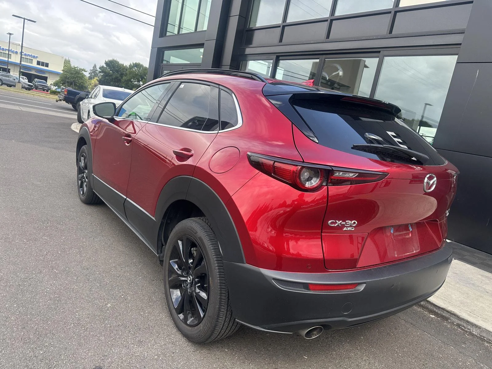 Used 2025 Soul Red Crystal Metallic Mazda 2.5 Turbo Premium Plus Package image 4