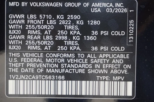 New 2026 Deep Black Pearl Volkswagen 2.0T SE W/TECHNOLOGY image 37