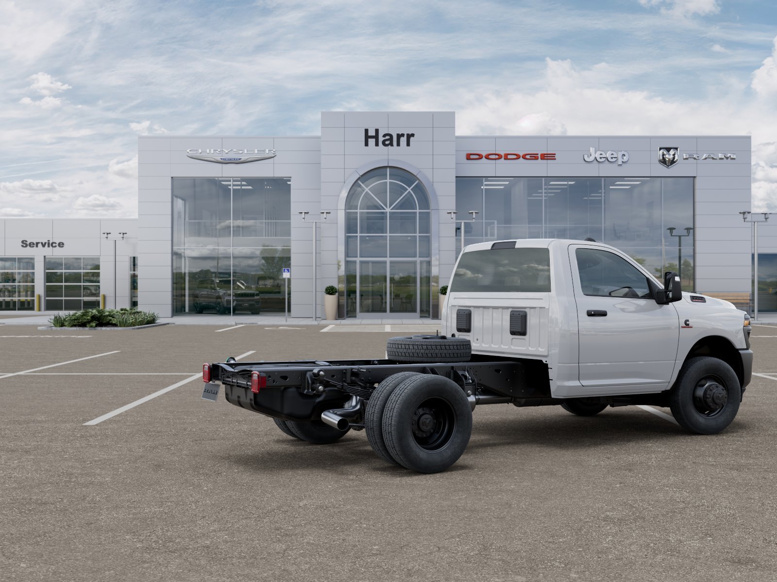 New 2026 Bright White Clear-Coat Exterior Paint RAM Tradesman image 45