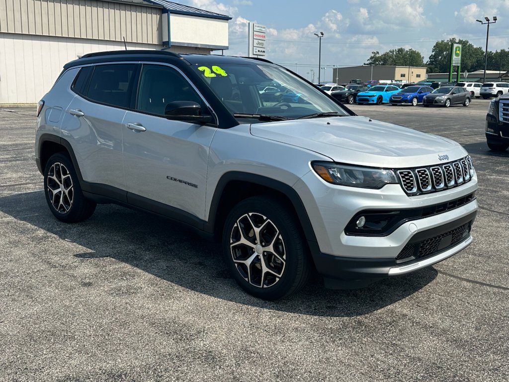 Used 2024 Silver Zynith Metallic Clearcoat Jeep Limited image 4