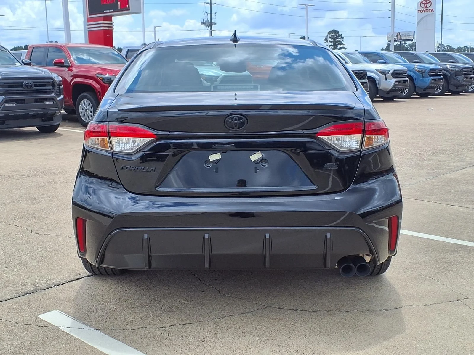 New 2026 Black Toyota SE image 7