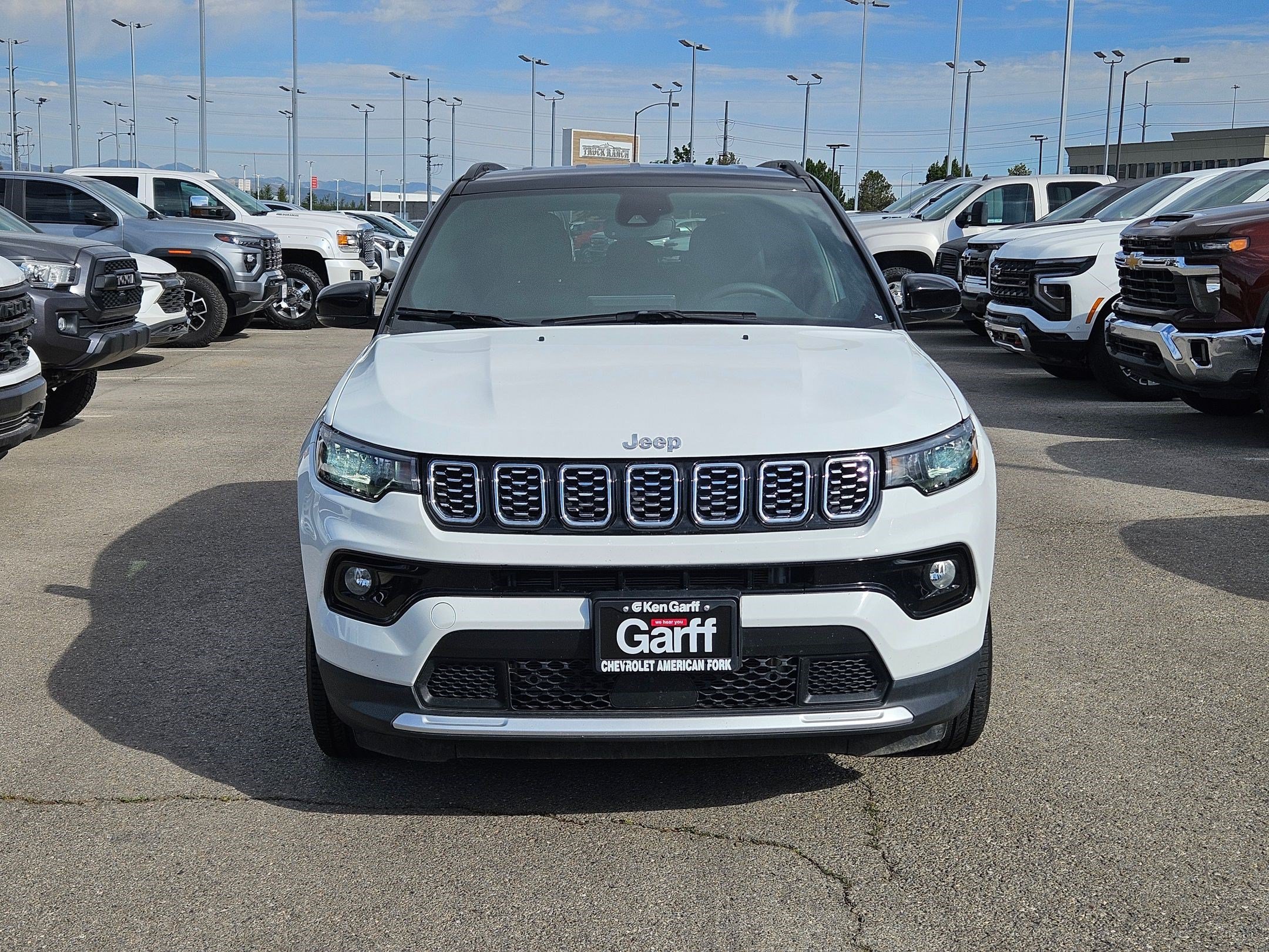 Used 2025 Bright White Clearcoat Jeep Limited image 9