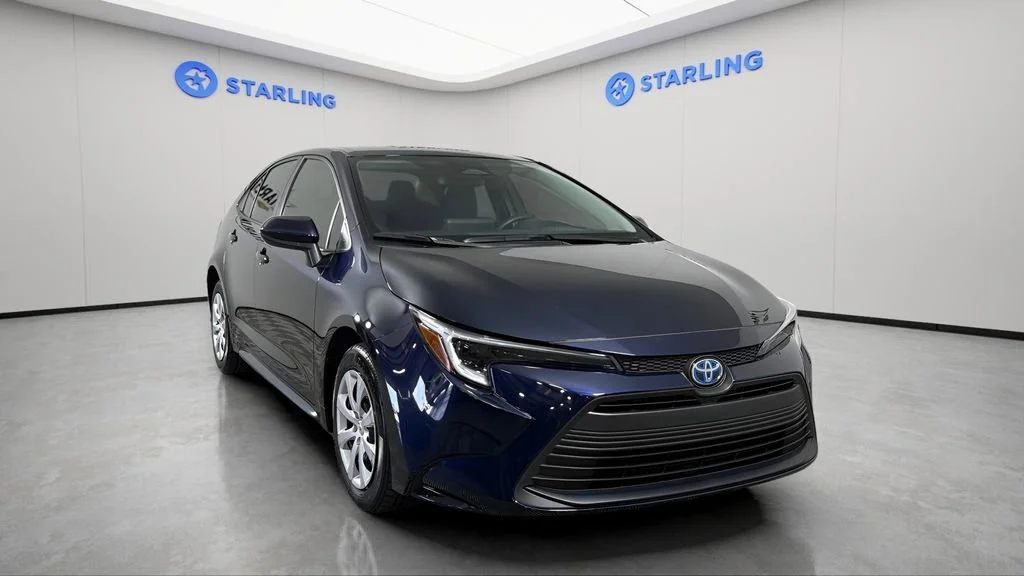 Used 2025 Blue Toyota Hybrid LE image 15