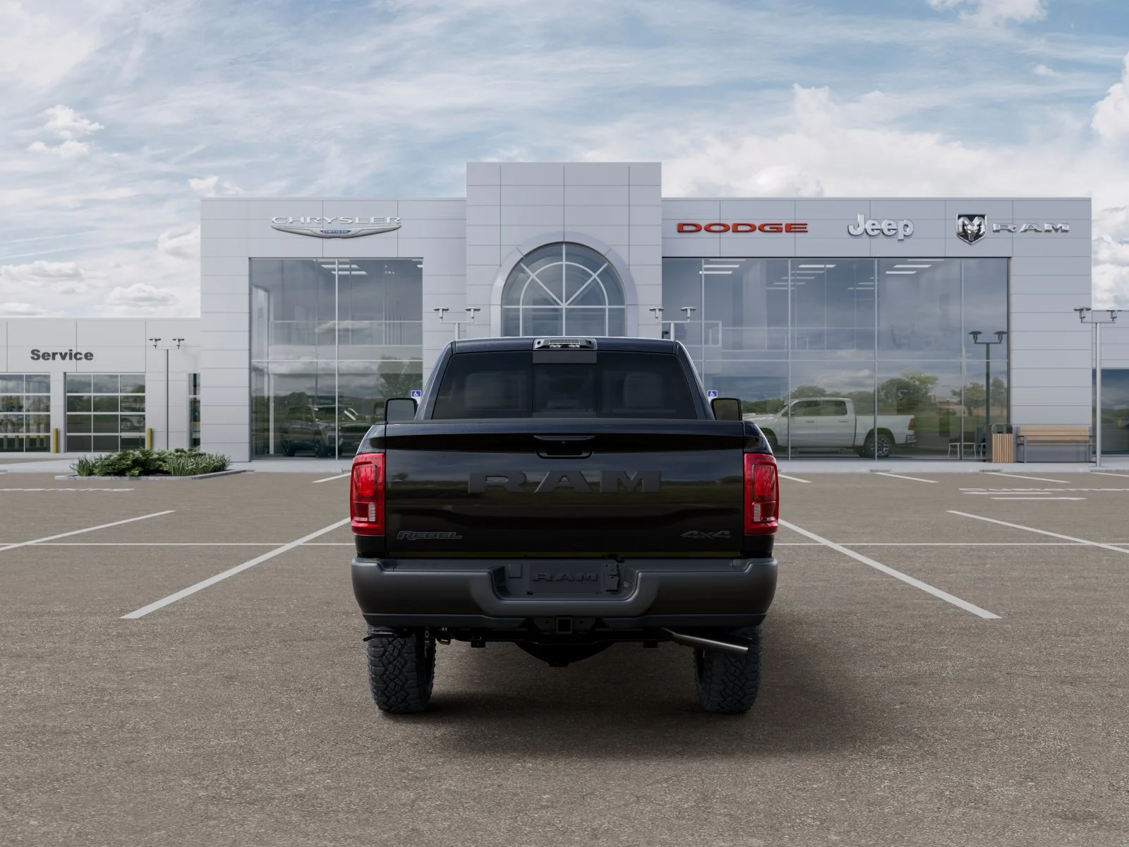 New 2026 Diamond Black Crystal Pearl-Coat Exterior Paint RAM Rebel image 30