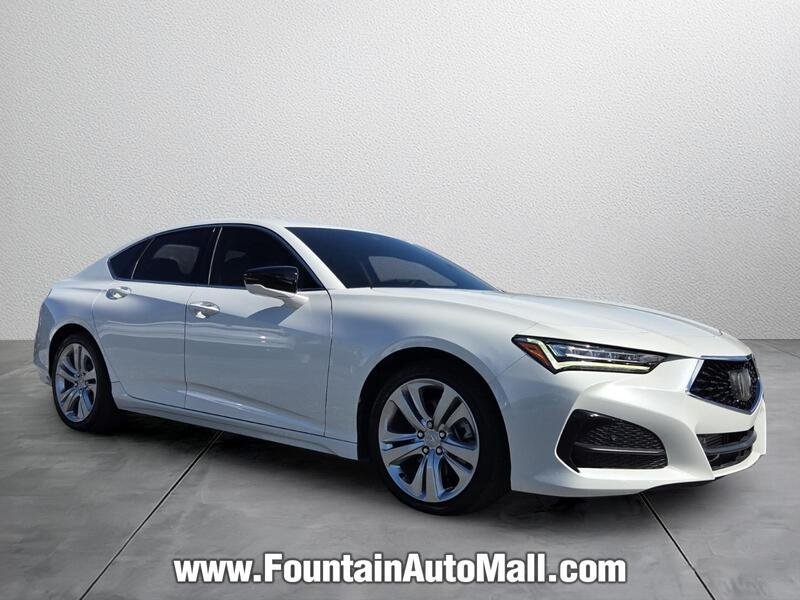Used 2023 Platinum White Pearl Acura TECH image 6