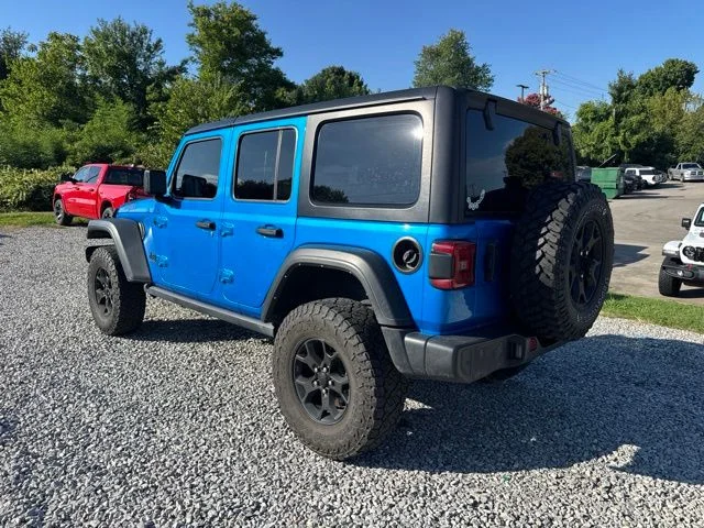 Used 2022 Blue Jeep Unlimited Willys image 5