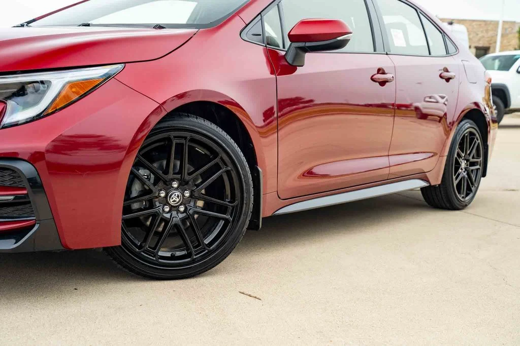 Certified Used 2025 Red Toyota SE image 6