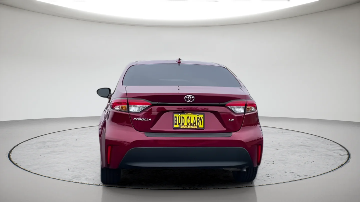 Certified Used 2025 Red Toyota LE image 8