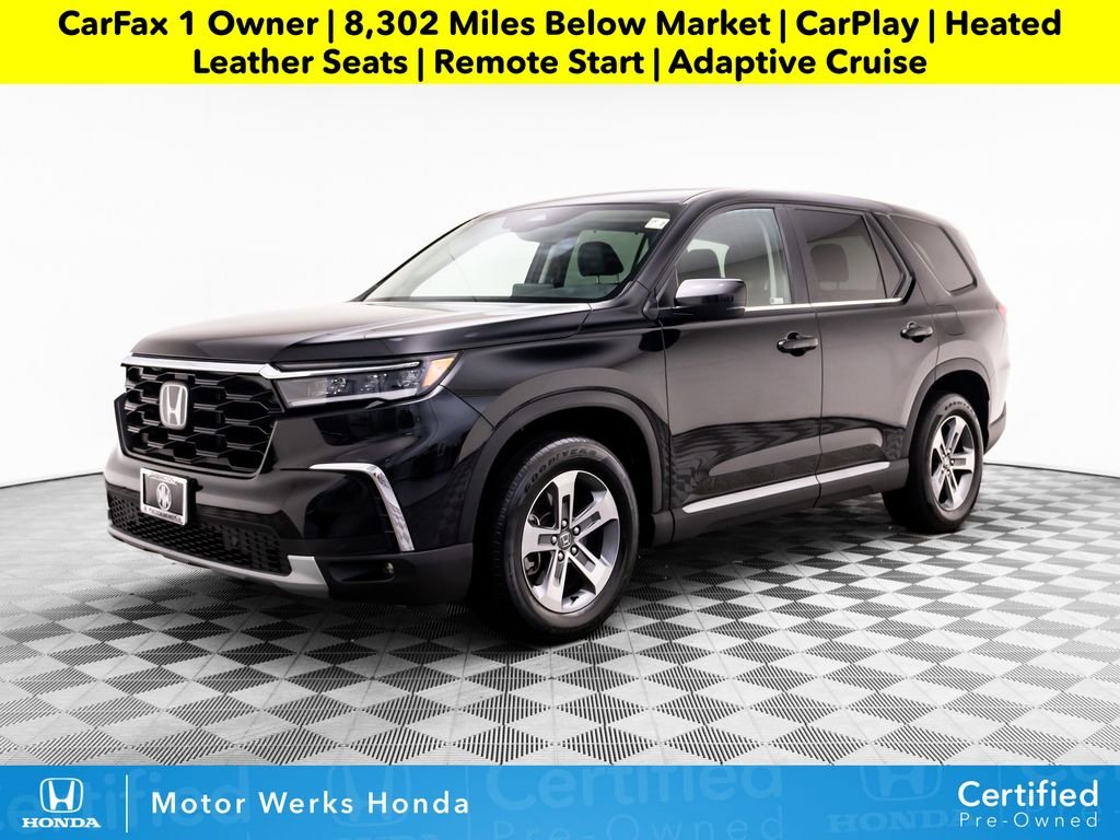 Certified Used 2023 Crystal Black Pearl Honda AWD EX-L 7P image 1