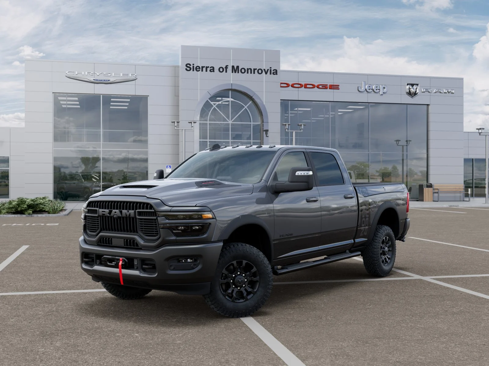 New 2026 Ceramic Gray Clear-Coat Exterior Paint RAM Power Wagon image 27