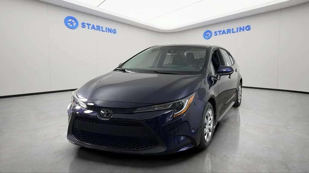 Used 2022 Blue Toyota LE image 1