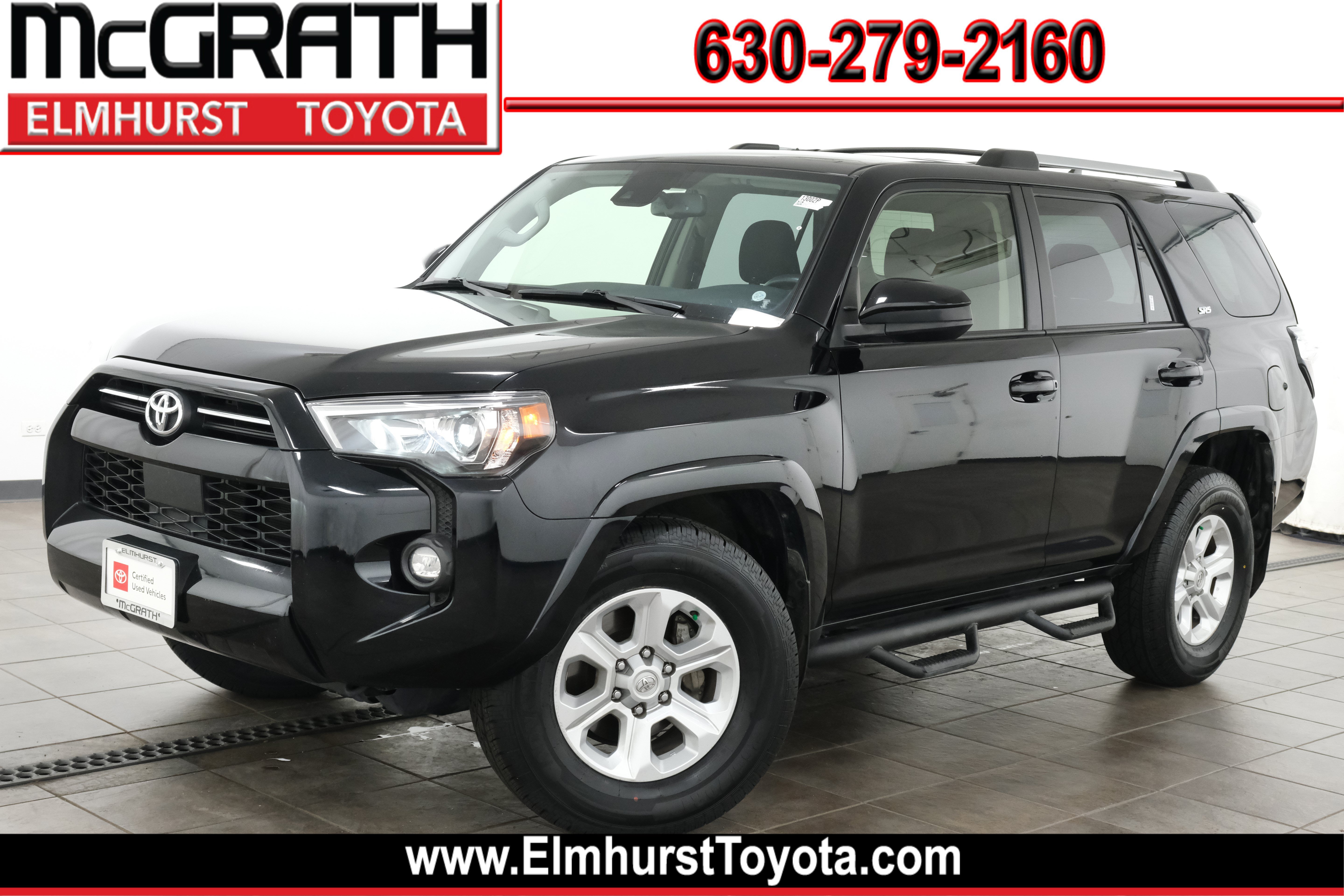 Certified Used 2023 Midnight Black Metallic Toyota SR5 image 1