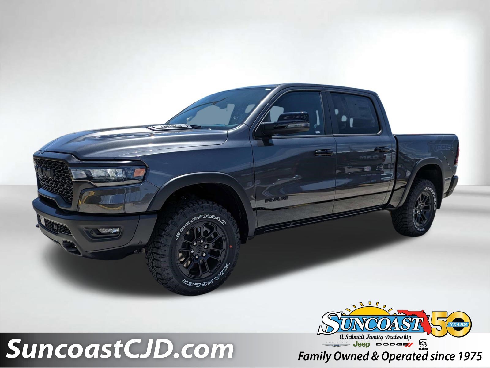 New 2026 Granite Crystal Metallic Clear-Coat Exterior Paint RAM Rebel image 1