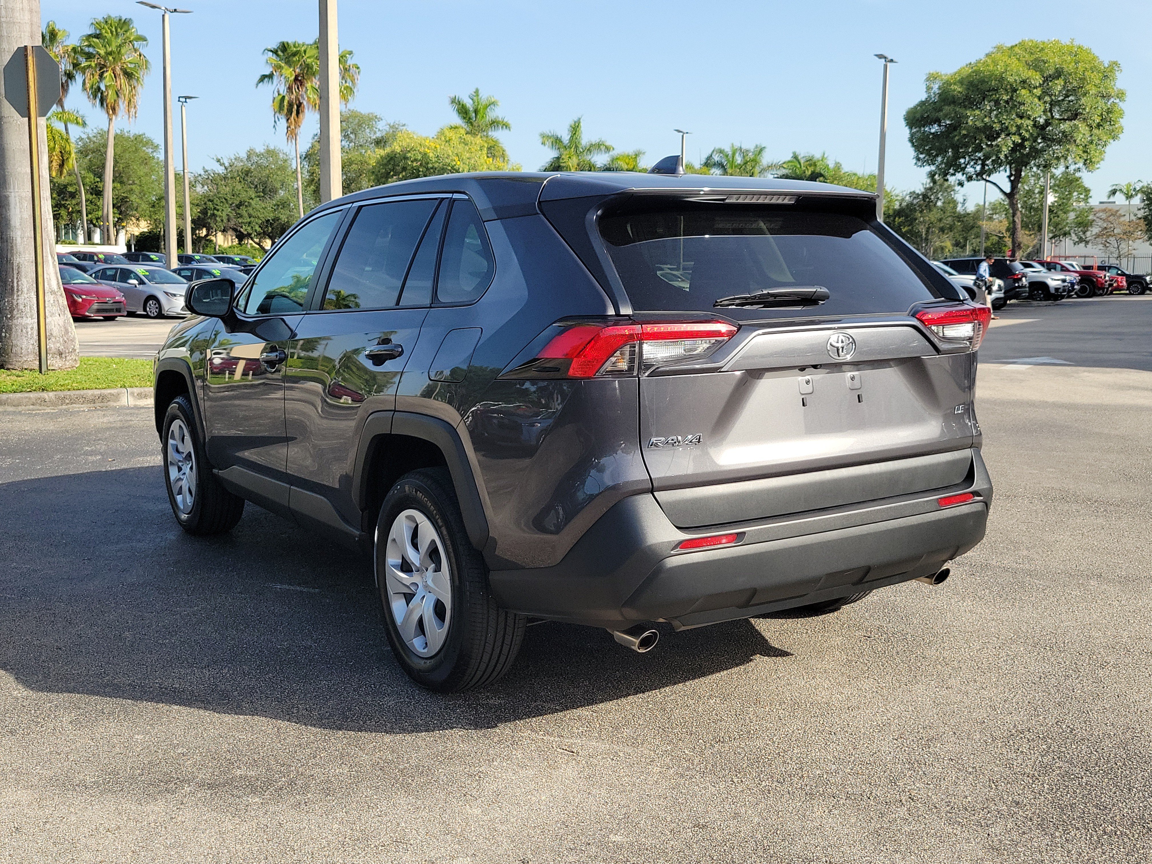 Used 2024 Magnetic Gray Metallic Toyota LE image 7