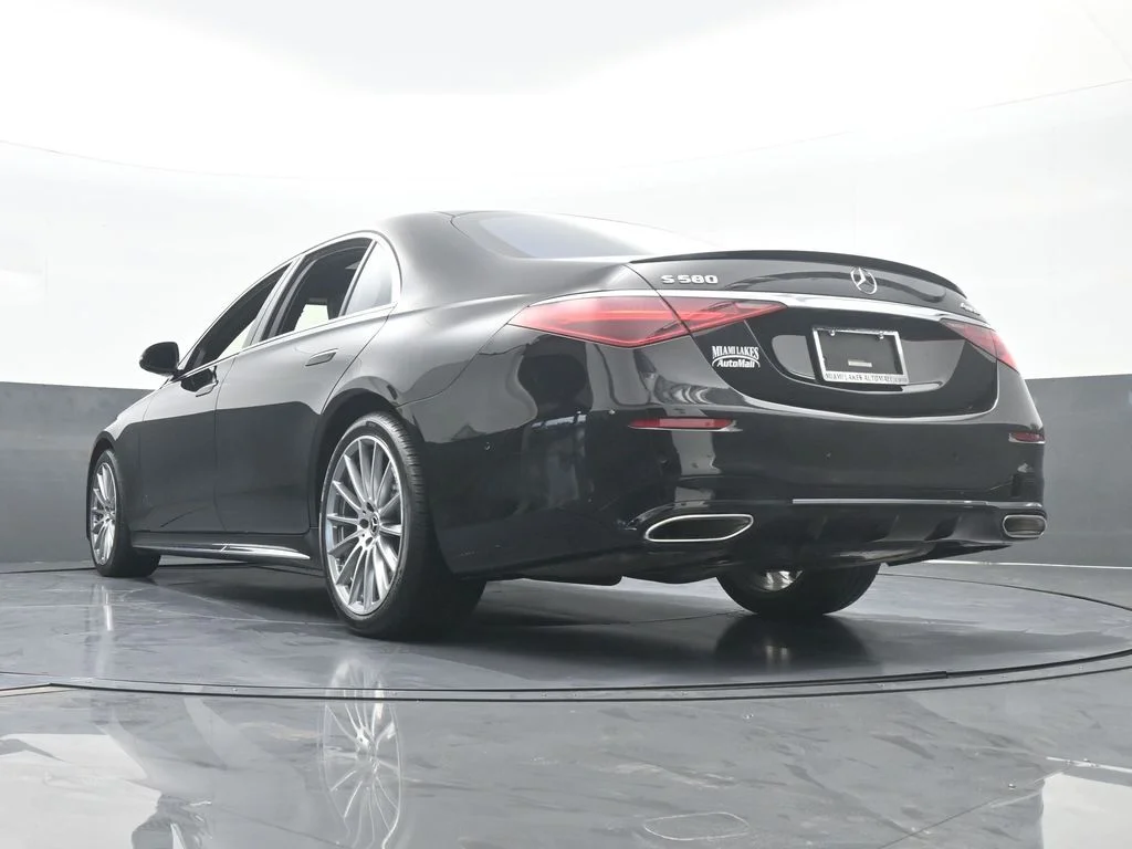 Used 2021 Obsidian Black/designo Diamon White Mercedes-Benz S 580 image 68