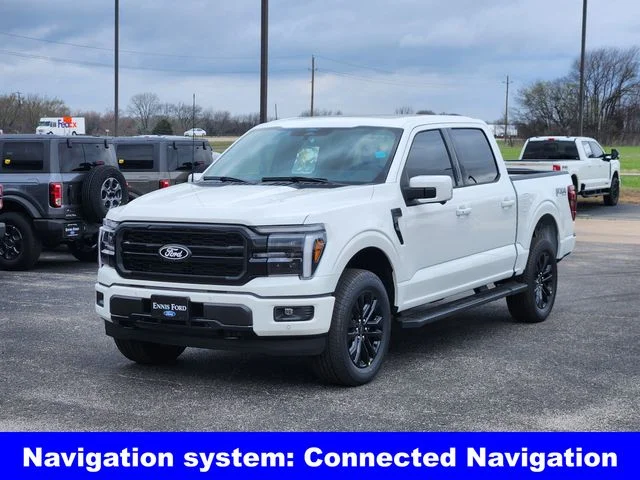 New 2026 Star White Metallic Tri-Coat Ford Lariat® image 3