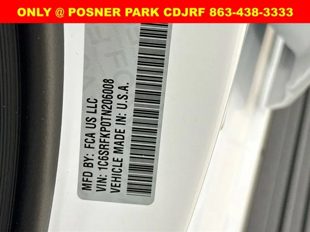 New 2026 Bright White Clear-Coat Exterior Paint RAM  image 34