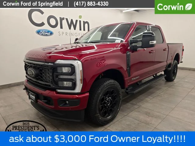 New 2026 Ruby Red Metallic Tinted Clearcoat Ford F-350® Lariat® image 1