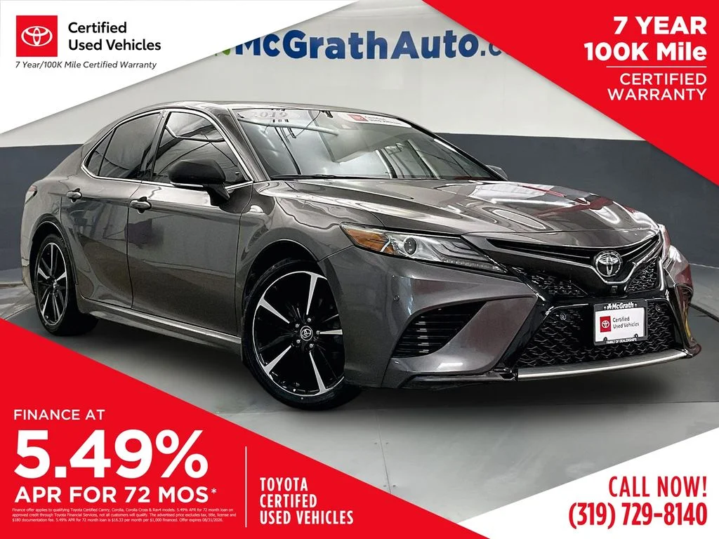 Certified Used 2019 Gray Toyota XSE image 1