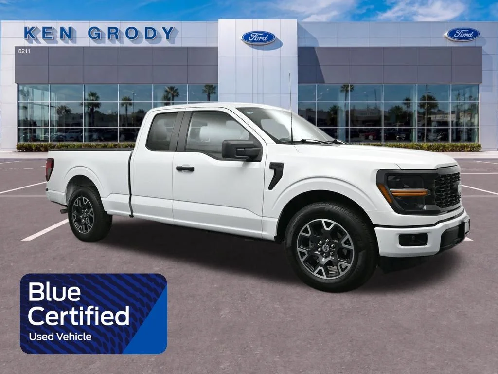 Certified Used 2024 White Ford STX image 1