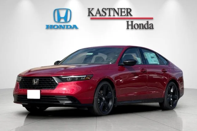 New 2026 Radiant Red Metallic Honda Sport-L Hybrid image 8