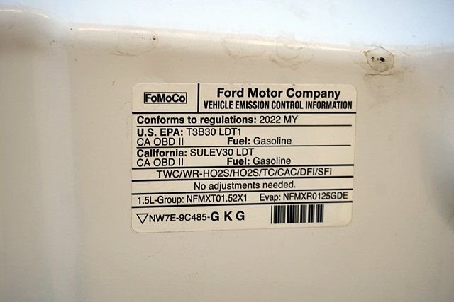 Used 2022 White Ford SE image 33