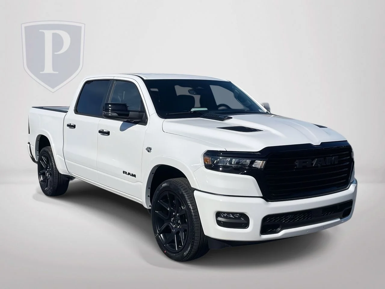 New 2026 Bright White Clear-Coat Exterior Paint RAM Laramie image 1