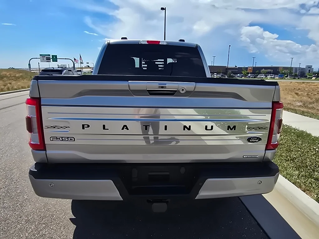 Used 2023 Iconic Silver Metallic Ford Platinum image 4
