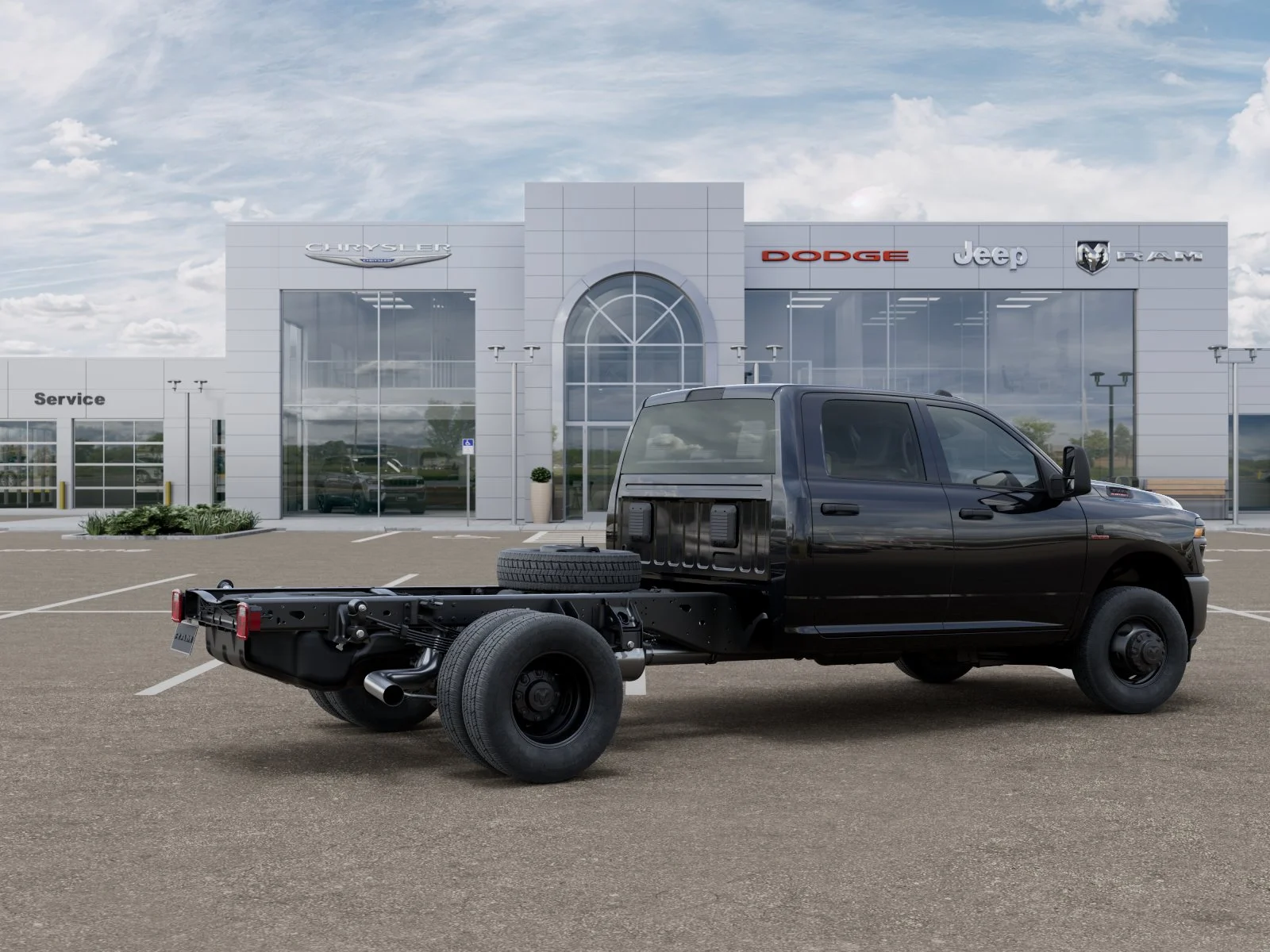 New 2026 Diamond Black Crystal Pearlcoat RAM Tradesman image 30