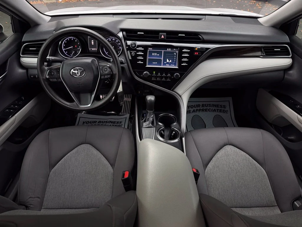 Used 2019 Super White Toyota LE image 21