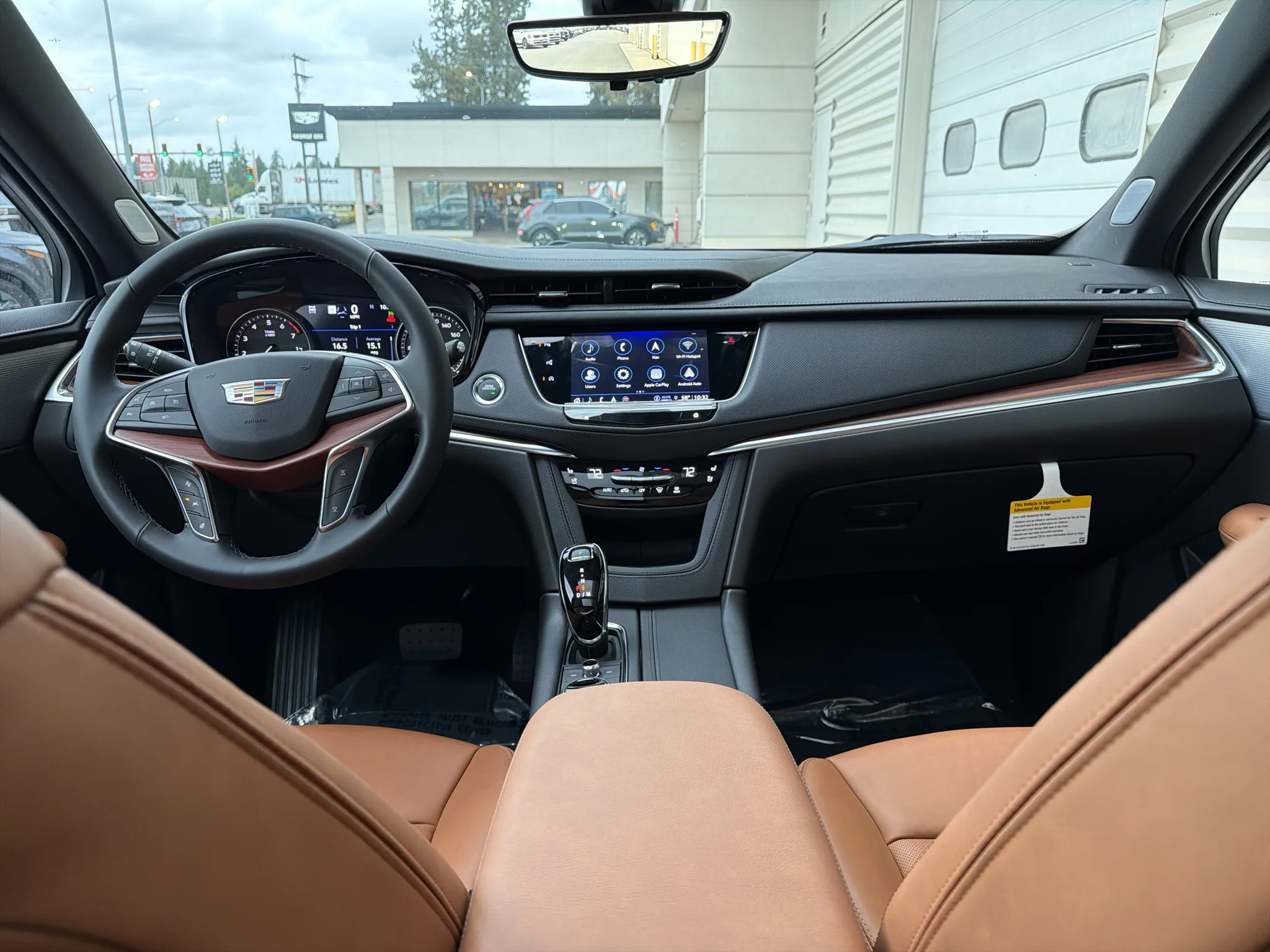 New 2026 Crystal White Tricoat Cadillac AWD Premium Luxury image 17