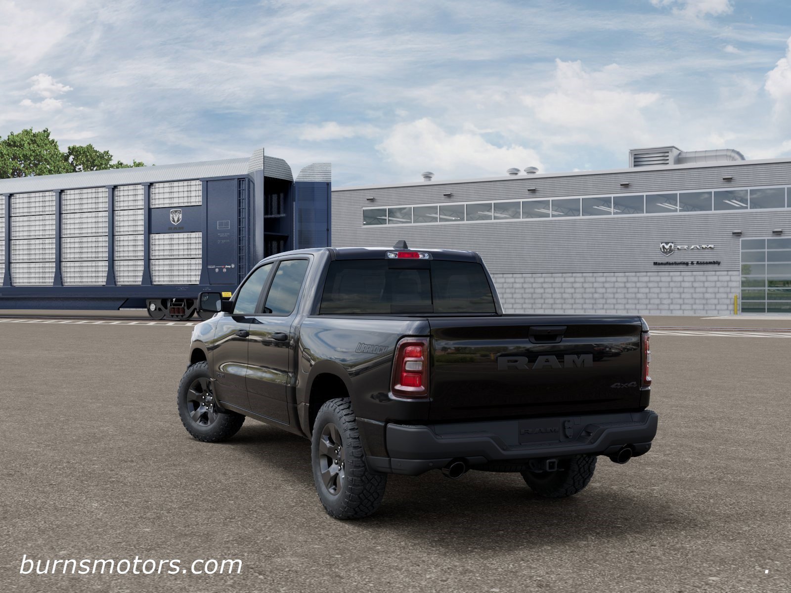 New 2026 Diamond Black Crystal Pearl-Coat Exterior Paint RAM Warlock image 3
