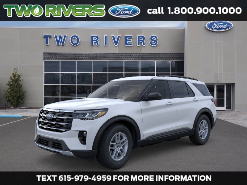 New 2026 Space White Metallic Ford Active image 1