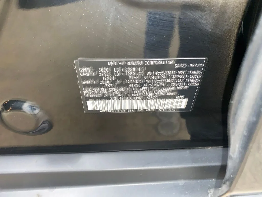 Used 2022 Black Subaru Wilderness image 31