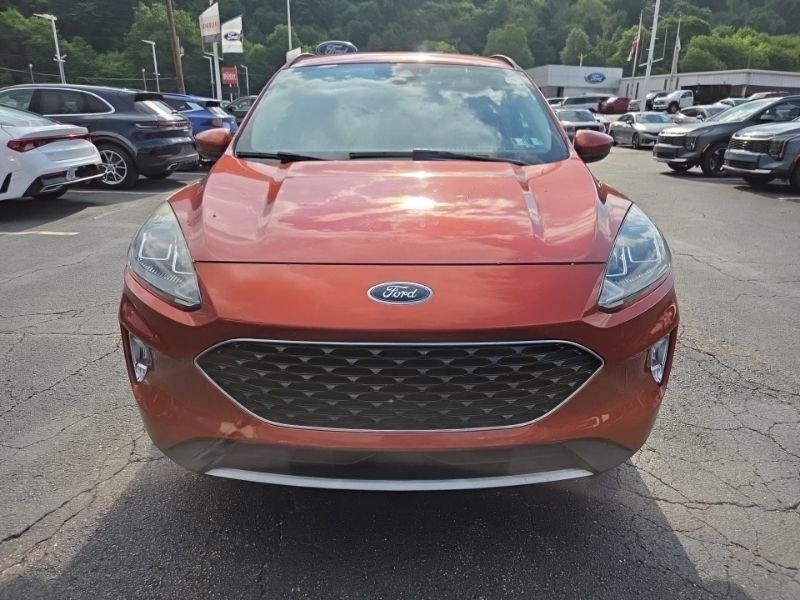 Used 2020 Orange Ford SEL image 2