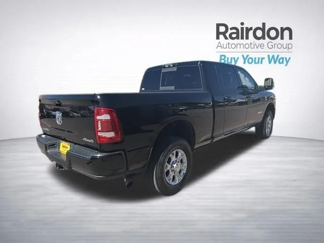Used 2024 Diamond Black Crystal Pearlcoat Ram Laramie image 7