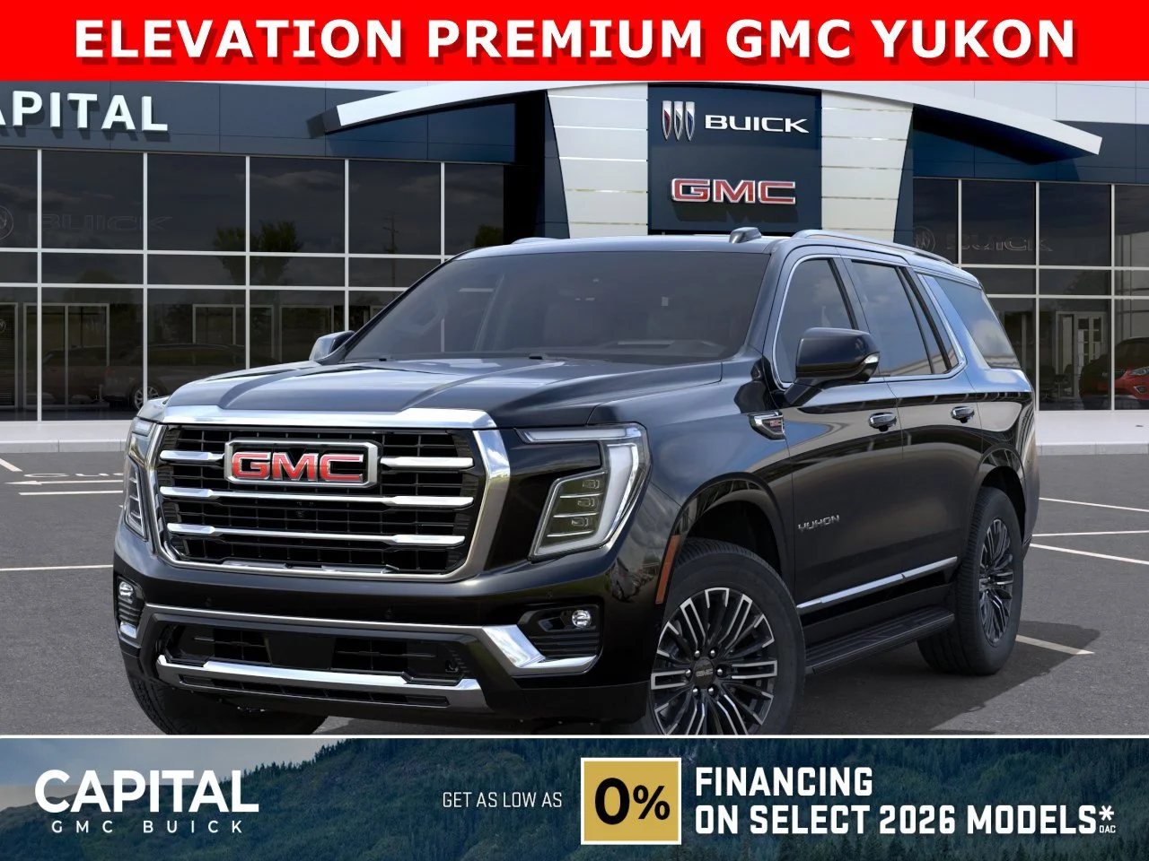 New 2026 ONYX BLACK GMC Elevation image 1
