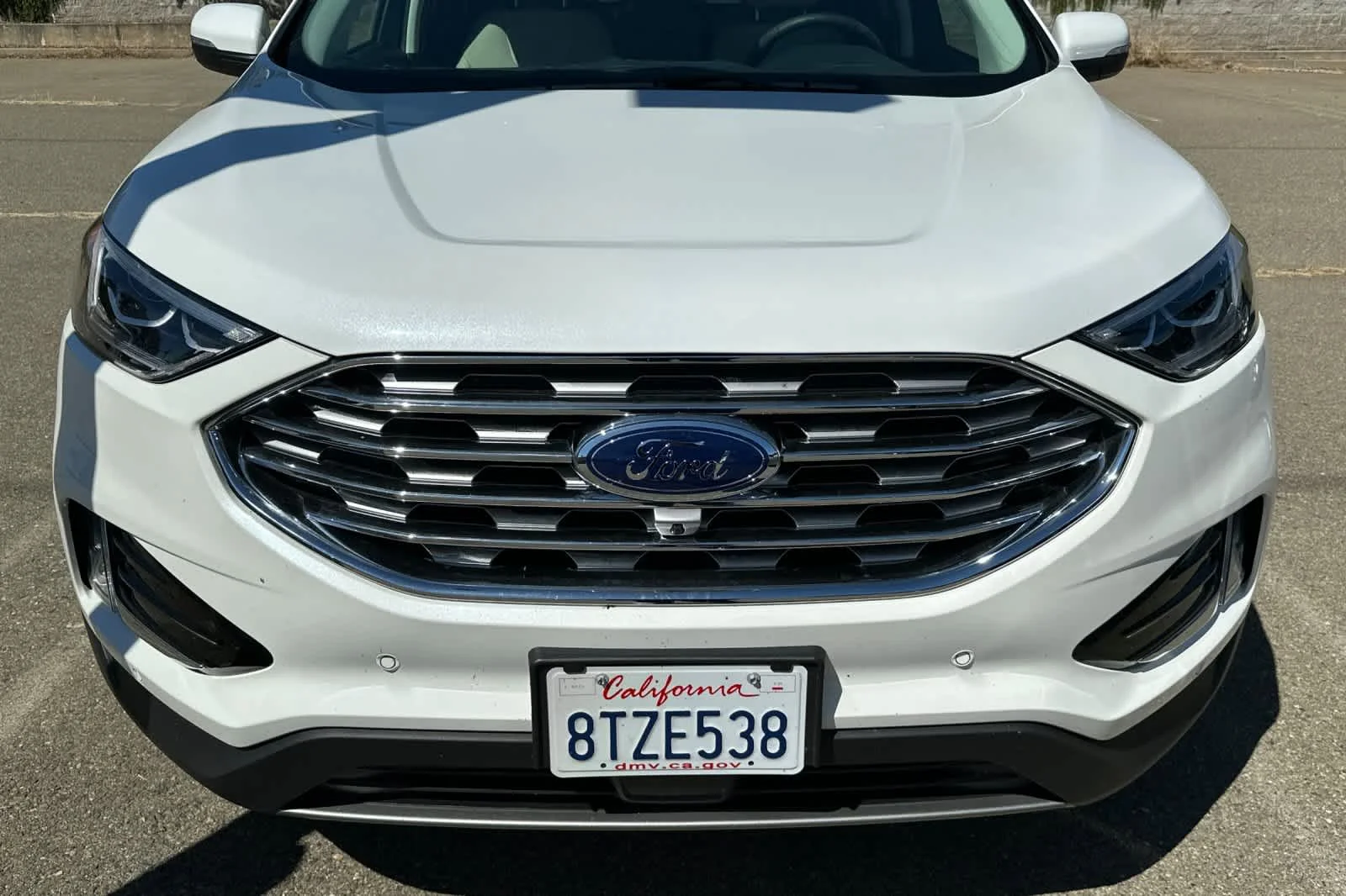 Used 2020 Star White Metallic Tri-Coat Ford Titanium image 9