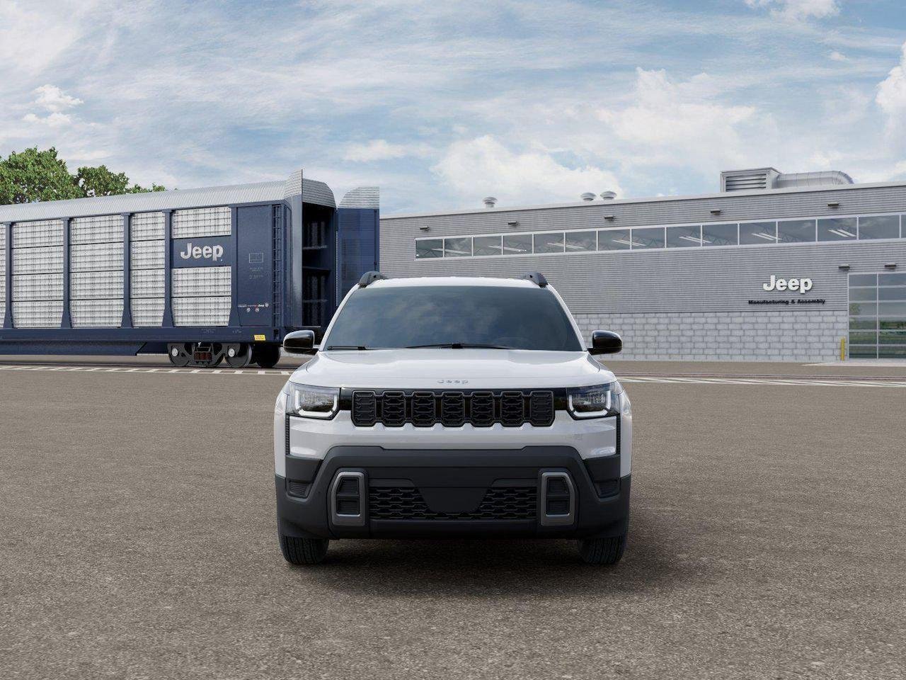 New 2026 Bright White Clear-Coat Exterior Paint Jeep Laredo image 6
