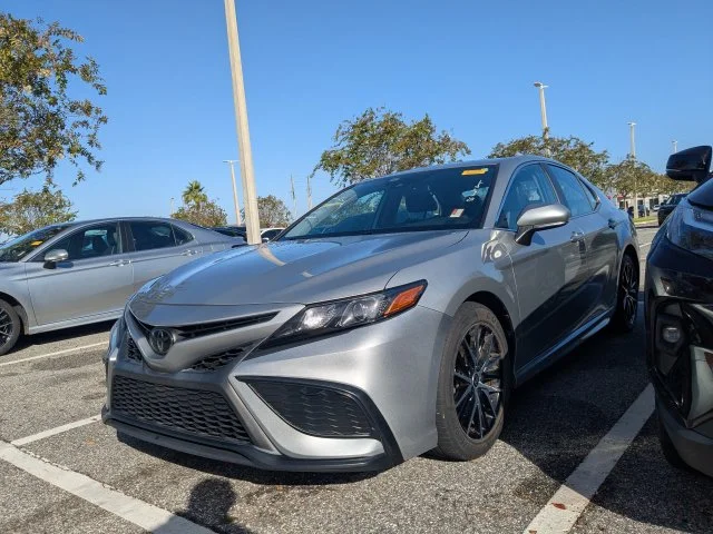 Certified Used 2023 Silver Toyota SE image 2