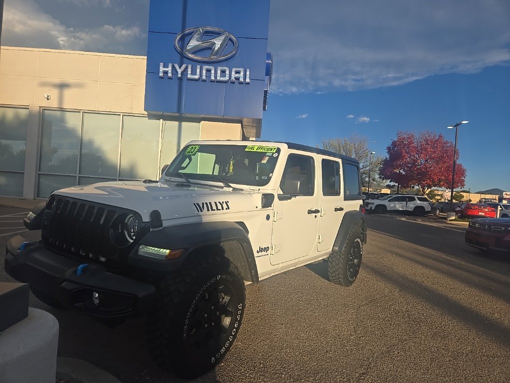 Used 2023 White Jeep Willys 4xe image 1