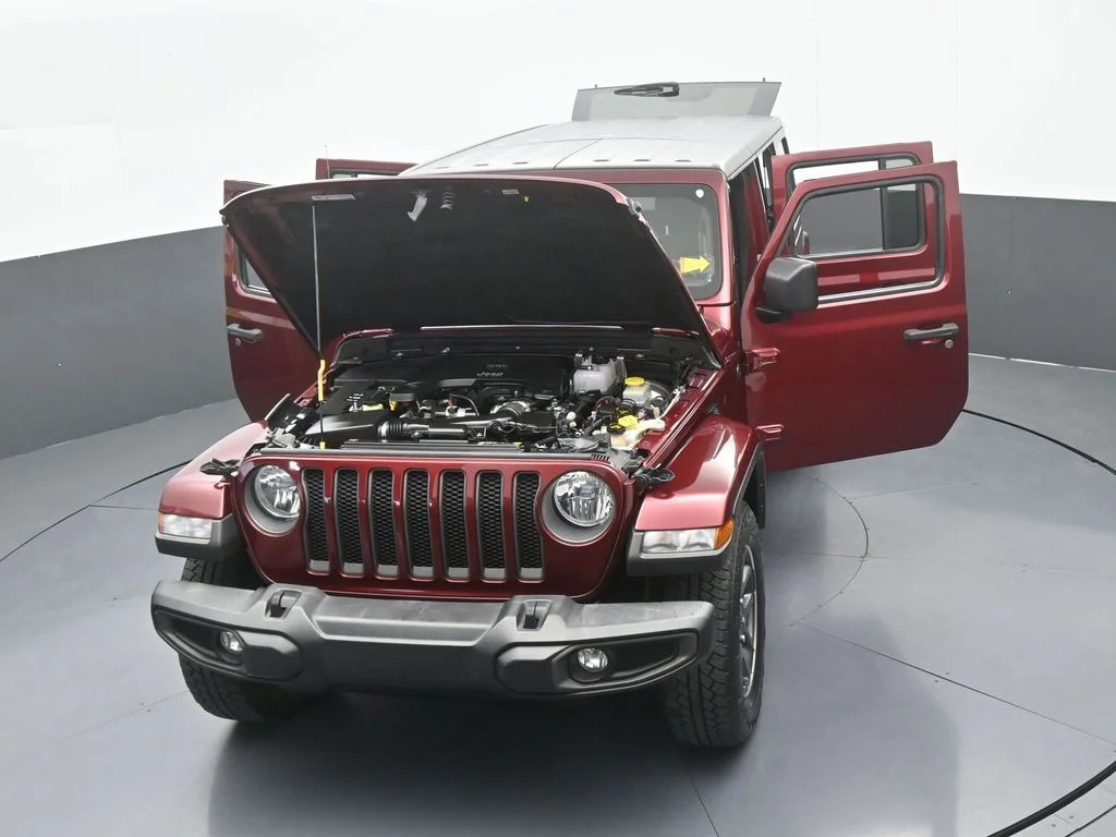 Used 2021 Snazzberry Pearlcoat Jeep Unlimited Sport S image 70