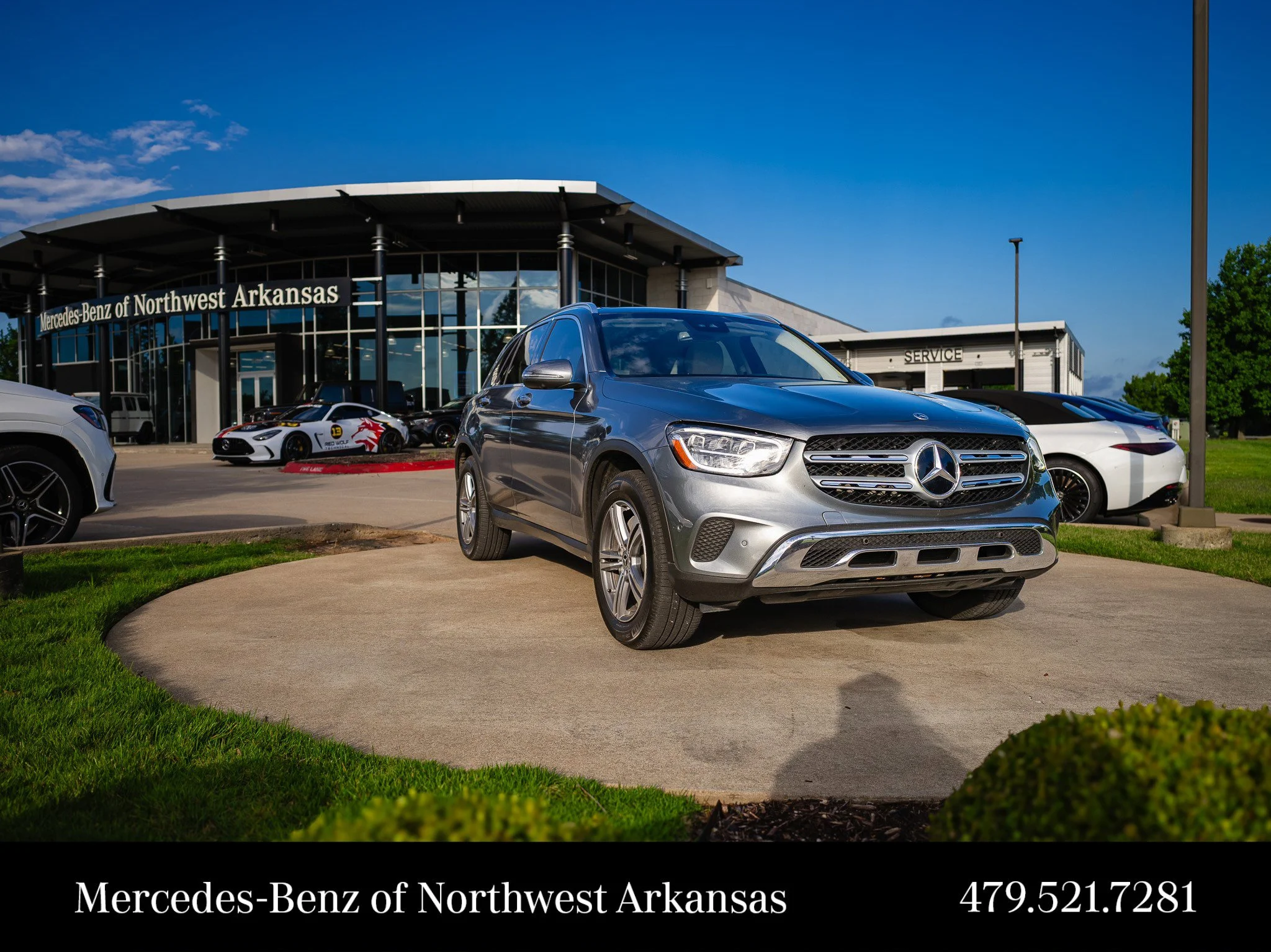 Certified Used 2021 Selenite Gray Metallic Mercedes-Benz GLC 300 image 1