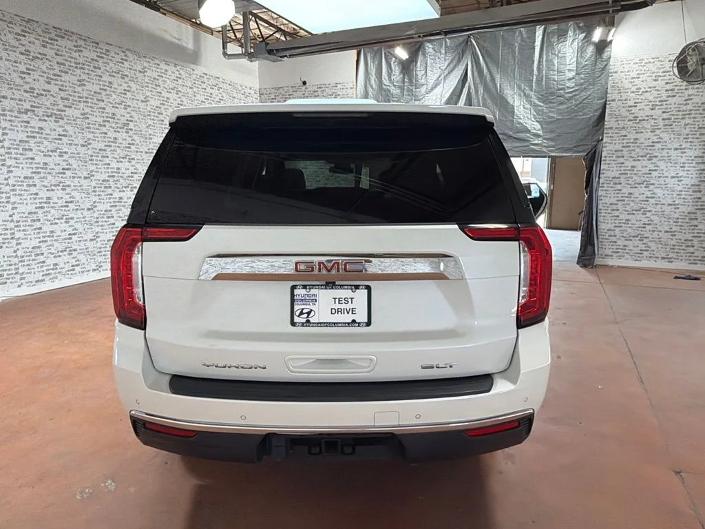 Used 2023 White Frost Tricoat GMC SLT image 6