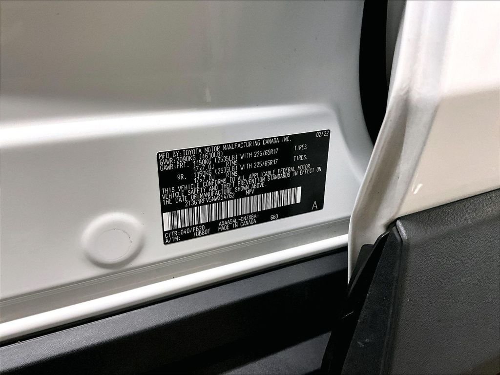 Certified Used 2022 White Toyota LE image 34
