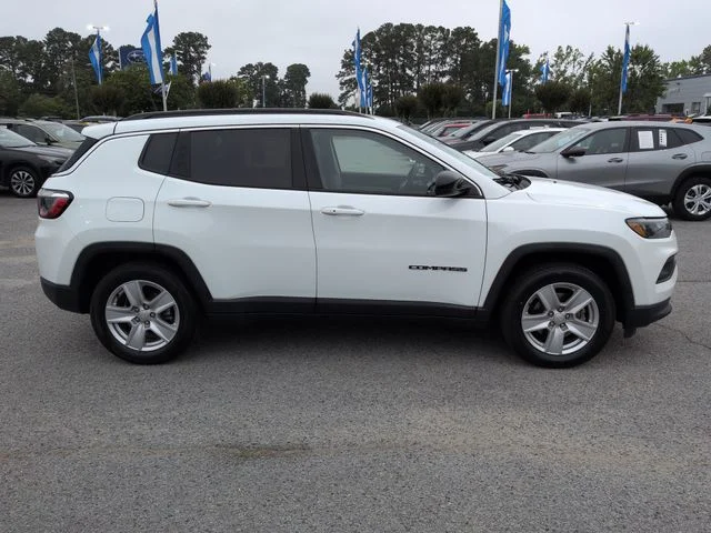 Used 2022 Jeep Compass Latitude with VIN 3C4NJCBB2NT237036 for sale in Winterville, NC